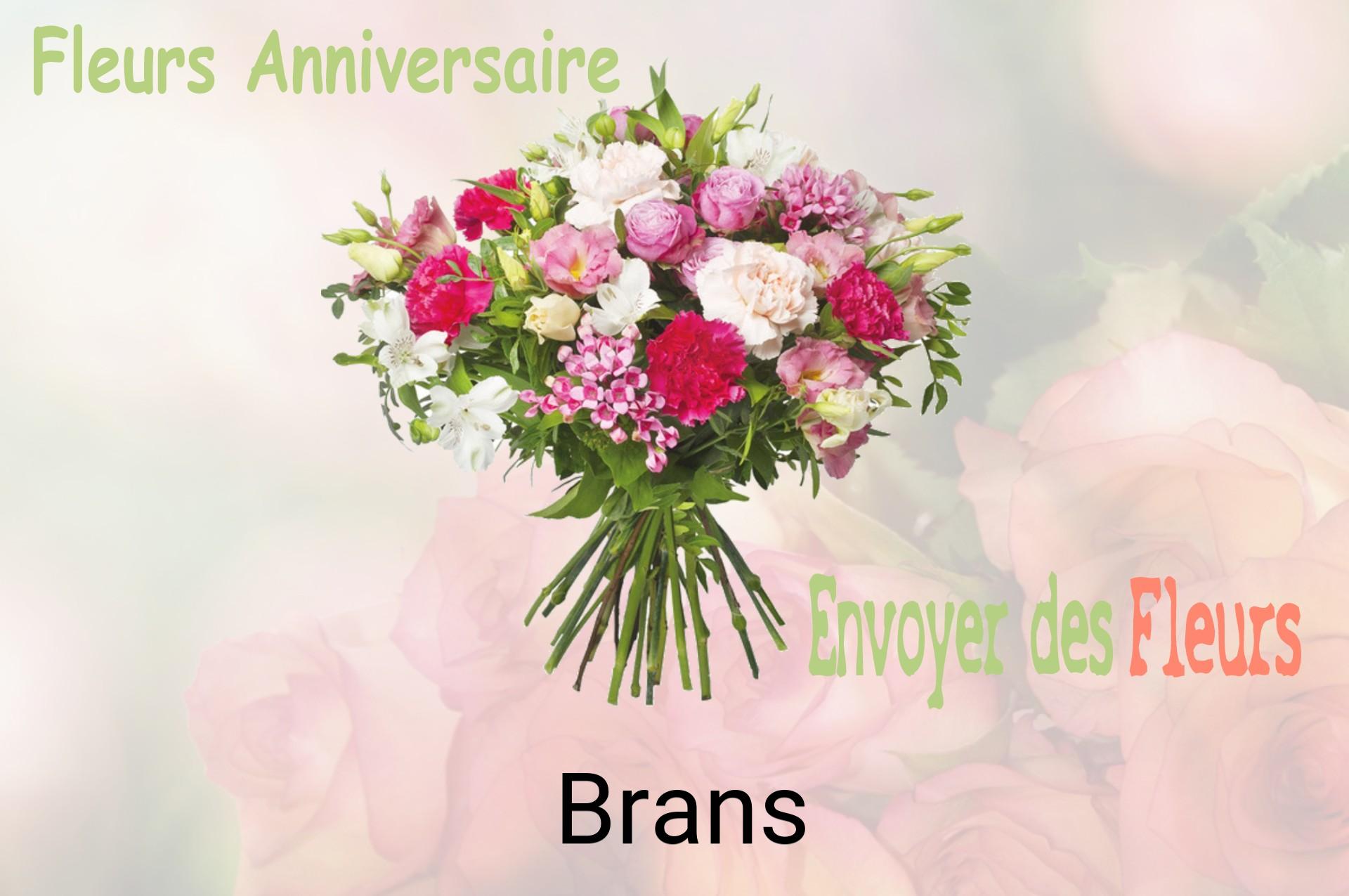 Bouquet de fleurs d’anniversaire livré à Brans